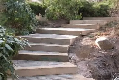Dormente para degrau de escadas